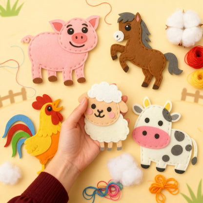 Nähspaß – Bauernhof-Freunde - KiddyWunder™